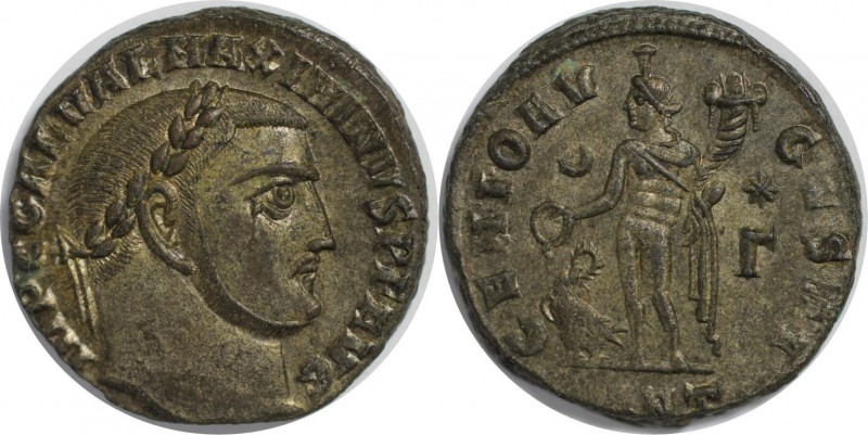 Romische Munzen, MUNZEN DER ROMISCHEN KAISERZEIT. Maximinus II. Daia. Follis 309...
