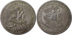 (6) RDR – Habsburg – Osterreich, ROMISCH-DEUTSCHES REICH. Erzherzog Leopold (1618)-1625-1632. Zwittertaler ND(1635), Hall, Av.: Stempel vom Doppeltale...