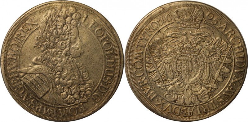 RDR – Habsburg – Osterreich. Taler 1695, Leopold I. (1657 - 1705) Silber. KM1275...