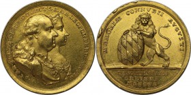 (161) Altdeutsche Munzen und Medaillen, BAYERN / BAVARIA. HERZOGTUM, SEIT 1623 KURFURSTENTUM, SEIT 1806 KONIGREICH. Karl Theodor (1777-1799). Goldmeda...