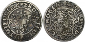 Altdeutsche Munzen und Medaillen, BRAUNSCHWEIG-LUNEBURG-CELLE. Christian von Minden (1611-1633). 1/2 Reichsort(1/8 Taler) 1628 HS, Silber. 3.42g. KM #...
