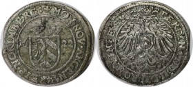 Altdeutsche Munzen und Medaillen, NURNBERG. Ferdinand II. 15 Kreuzer ( 1/8 Taler) 1622, Silber. KM 60 . Sehr schon