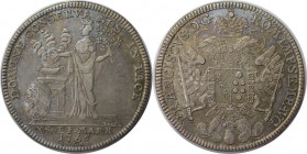 Altdeutsche Munzen und Medaillen, NURNBERG. Taler 1765 (Loos). S.S.GNR. Titel Franz I. Silber. Schon 62. Sehr schon-vorzuglich