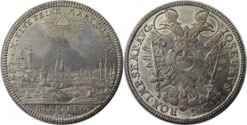 Altdeutsche Munzen und Medaillen, NURNBERG. Joseph II (1765-1790). Stadtansicht. Taler 1765, Silber. Schon 67. Vorzuglich
