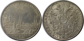 Altdeutsche Munzen und Medaillen, NURNBERG. Joseph II (1765-1790). Stadtansicht. Taler 1768, Silber. Schon 67. Vorzuglich