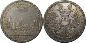 Altdeutsche Munzen und Medaillen, NURNBERG. Joseph II (1765-1790). Stadtansicht. Taler 1780, Silber. Schon 67. Vorzuglich-stempelglanz, Patina
