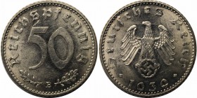 Deutsche Munzen und Medaillen ab 1871, REICHSKLEINMUNZEN. 50 Reichspfennig 1939, Aluminium. Jaeger 372. Stempelglanz. Berieben. Kratzer