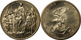 Deutsche Munzen und Medaillen ab 1871, REICHSSILBERMUNZEN, Preu?en. Wilhelm II., 1888-1918, Befreiungskriege. 2 Mark 1913 A, Silber. Jaeger 109. Vorzu...