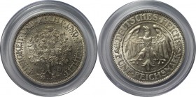 Deutsche Munzen und Medaillen ab 1871, WEIMARER REPUBLIK. Eichbaum. 5 Mark 1930 F, Silber. NGC MS-63