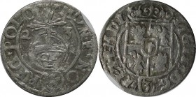 Europaische Munzen und Medaillen, Polen / Poland. Sigismund III. ''Dreipolker". 1/24 Taler (3 Kreuzer)1587-1632, 1gms. Silber. D=19mm. Sehr schon