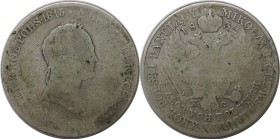 Russische Munzen und Medaillen, Nikolaus I. (1826-1855), fur Polen. 5 Zloty 1832. Bitkin 989. Silber. Schon. Schrottlingsfehler