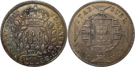 Weltmunzen und Medaillen , Brasilien / Brazil. Joao VI. (1818-1822). 640 Reis 1820 R, Silber. 0.52OZ. KM 325.2. Vorzuglich