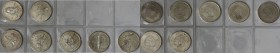 Weltmunzen und Medaillen , Kuba / Cuba, 7 x 5 Pesos (1981-1982). Stempelglanz. Set 7 Stuck. Einzeln in Munzhullen verschwei?t