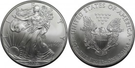 Weltmunzen und Medaillen , Vereinigte Staaten / USA / United States. Silver Eagle - walking Liberty. Dollar 2009, Silber. 1 OZ. Stempelglanz