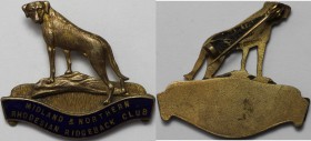 Medaillen und Jetons, Hundesport / Dog sports. Midland und Nordrhodesian Ridgeback Club. Medaille ND, Bronze. 39 x 35 mm. 12.13 g. Vorzuglich