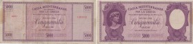 Banknoten, Griechenland / Greece. 5000 Drachme ND (1941). Ital. Besetzung / Greece. Pick M7. F-VF