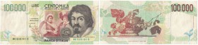 Banknoten, Italien / Italy. Banca d'Italia. 100000 Lire 1994. Pick 117a. aXF