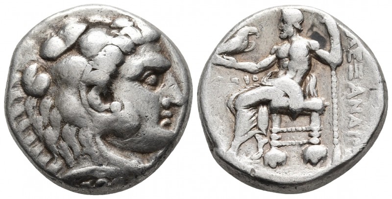 Kings of Macedonia, Alexander III the Great, 336-323 BC, posthumous issue, AR te...
