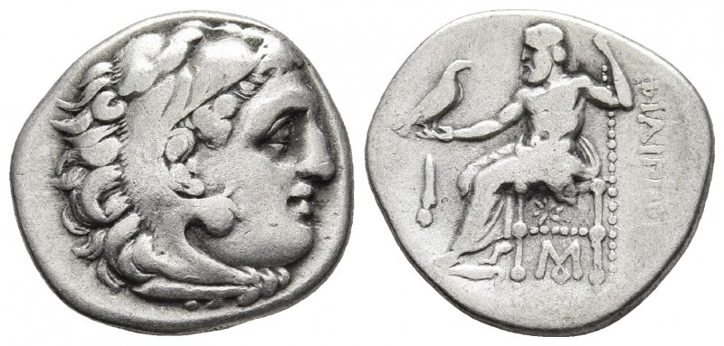 Kings of Macedonia, Philip III Arrhidaios, 323-317 BC, AR drachm, Abydos Mint.
H...