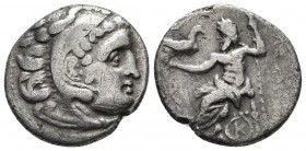 Kings of Macedonia, in the name of Alexander III the Great, 336-323 BC, posthumous issue, AR drachm, uncertain mint in Western Asia Minor, ca. 323-280...