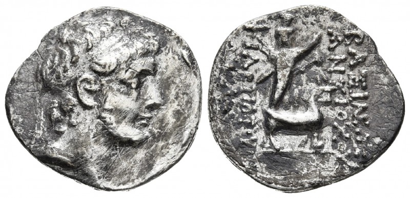 Seleucid Kings, Antiochos IX Eusebes Philopator 114-95 BC, AR drachm, Tarsos Min...