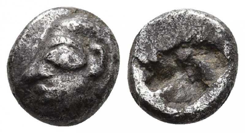 Asia Minor, uncertain mint (Kolophon ?) , 6th cent. BC, AR trihemiobol
Archaic h...