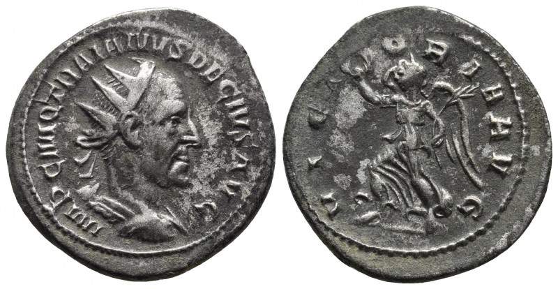 Traianus Decius 249-251 AD, AR antoninianus, Rome Mint ca. 250 AD
Radiated, drap...