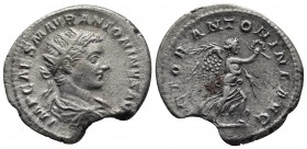Elagabalus 218-222 AD, AR denarius, Rome Mint ca. 218/219 AD
Radiated, draped and cuirassed bust of Elagabalus, seen from the back, right
Victory adva...