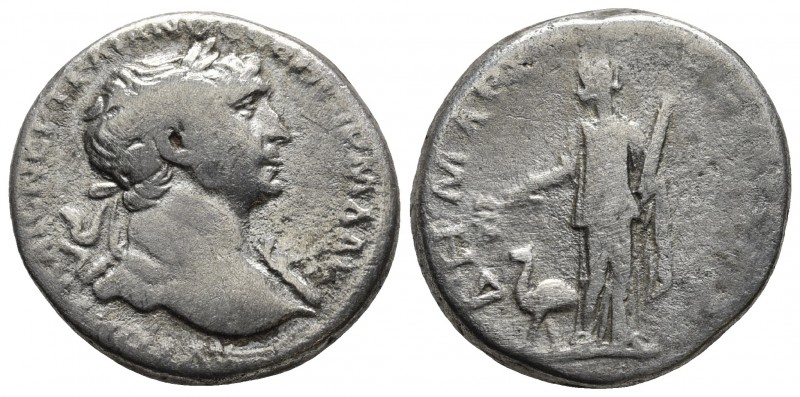 Arabia, Traianus 98-117 AD, AR tetradrachm , uncertain mint (Bostra?), ca. 111 A...