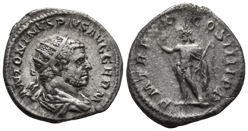 Caracalla 198-217 AD, AR antoninianus, Rome Mint ca. 217 AD
Radiated, draped and...