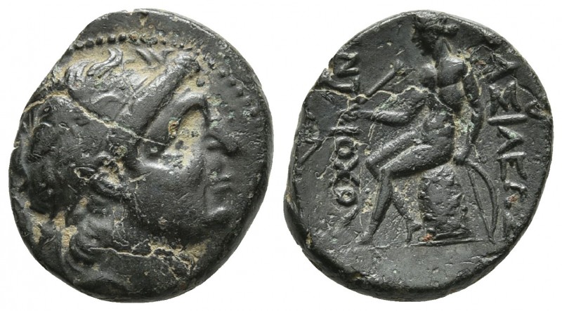 Seleucid Kings, Antiochus I Soter 281-261 BC, AE unit, Antioch mint, ca. 268-261...