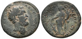 Lydia, Sardes, Clodius Albinus as caesar 193-195 AD, AE
Bare head of Clodius Albinus right
Tyche standing left, holding cornucopia and rudder
BMC 146
...