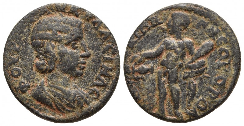 Ionia, Smyrna, Tranquillina 238-244 AD
Diademed and draped bust of Tranquillina ...