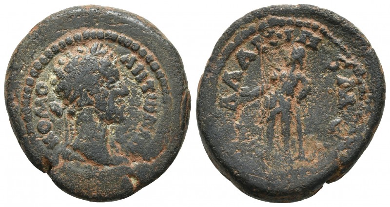 Syria, Decapolis, Pella, Commodus 177-192 AD, dated year 246 = 183/4 AD, AE
Laur...