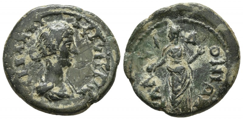 Bithynia, Calchedon, Annia Faustina ca. 221-222 AD, AE
Draped bust of Annia Faus...