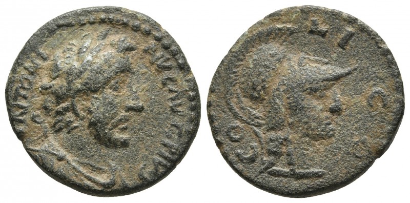 Galatia, Iconium, Antoninus Pius 138-161 AD, AE
Laureate, draped and cuirassed b...