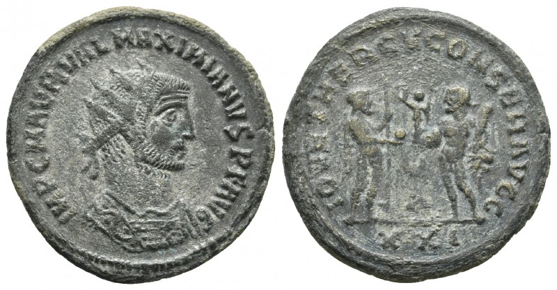 Maximianus, ca. 285-295 AD, AE Antonininian, Antioch Mint
Radiate and cuirassed ...