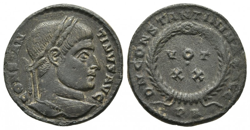 Constantinus I, ca. 321 AD, AE Follis, Rome Mint
Laureate head of Constantinus I...