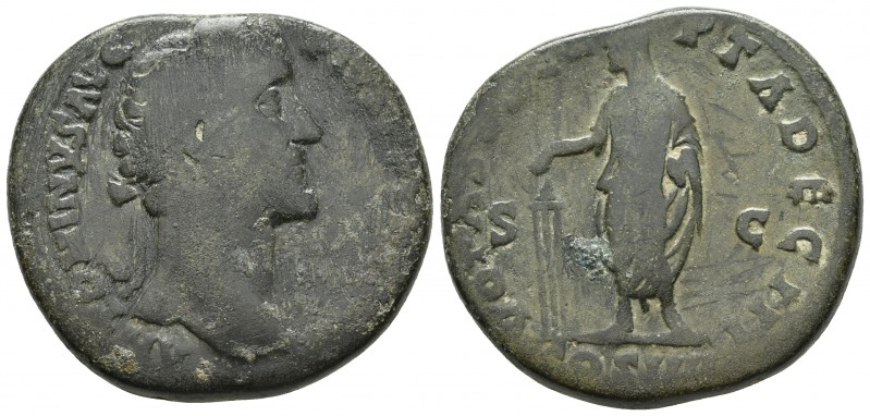 Antoninus Pius 138-161 AD, ca. 145-161 AD, AE Sestertius, Rome Mint
Laureate hea...