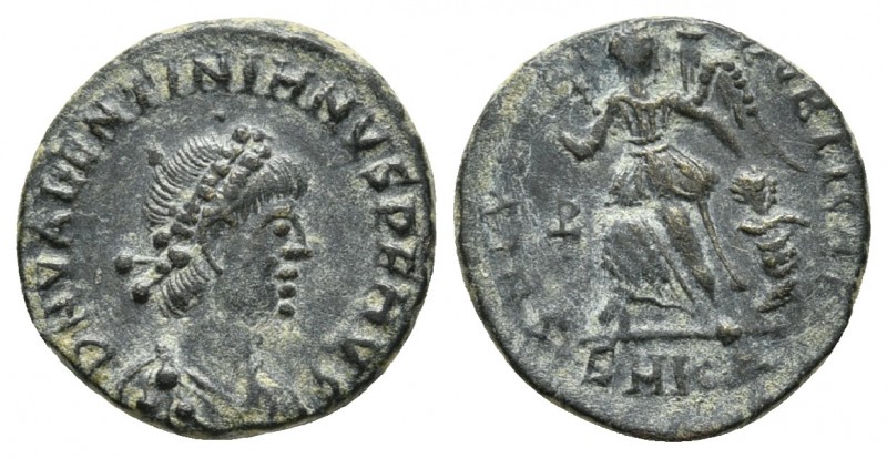 Valentinianus II, ca. 388-392 AD, AE4, Cyzicus Mint
Diademed, draped and cuirass...