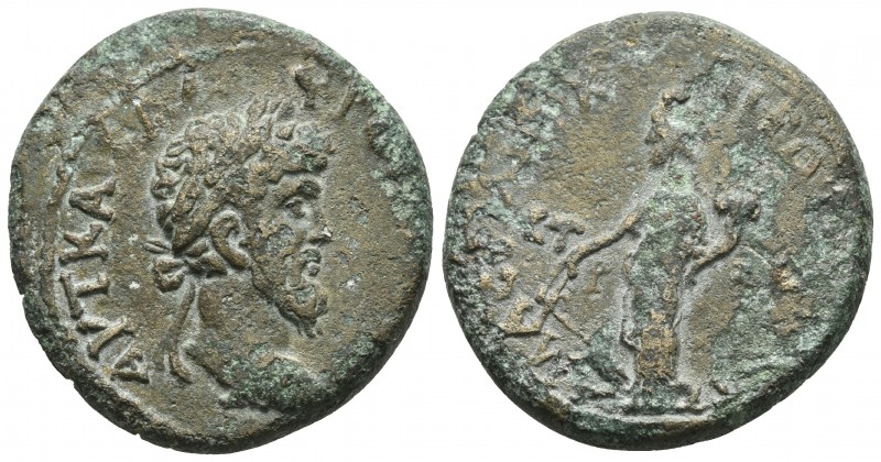 PONTUS, Amasia. Lucius Verus. AD 161-169.AE 6h). Dated CY 164 (AD 161/2).
Laure...