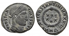 Constantinus I, ca. 324 AD, AE Follis , Heraclea Mint
Laureate head of Constantinus I right
VOT XX with star below, all within wreath
RIC VII 60
18.4m...