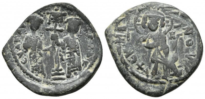 Constantine X 1059-1067 AD, AE follis, Constantinople Mint, 1059/1067
+ϵMMA-NOVH...