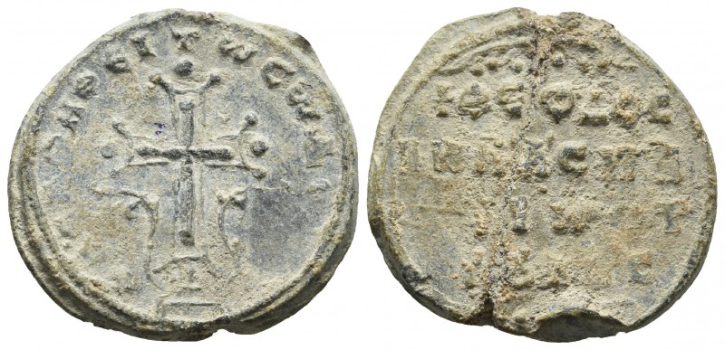 Lead of Theodosios, rank/office illegibile, c. X/XI century
A patriarchal cross ...