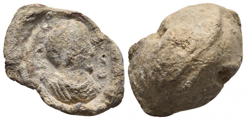 Late roman lead seal, c. IV-V century
Bust right 21.8mm / 9g