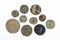 Mixed Ancient Coins Lot - as seen. Set of 10: 16.9 - 34.1mm / 71g