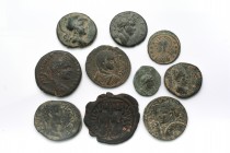 Mixed Ancient Coins Lot - as seen. Set of 10: 17.3 - 31.6mm / 79.1g
