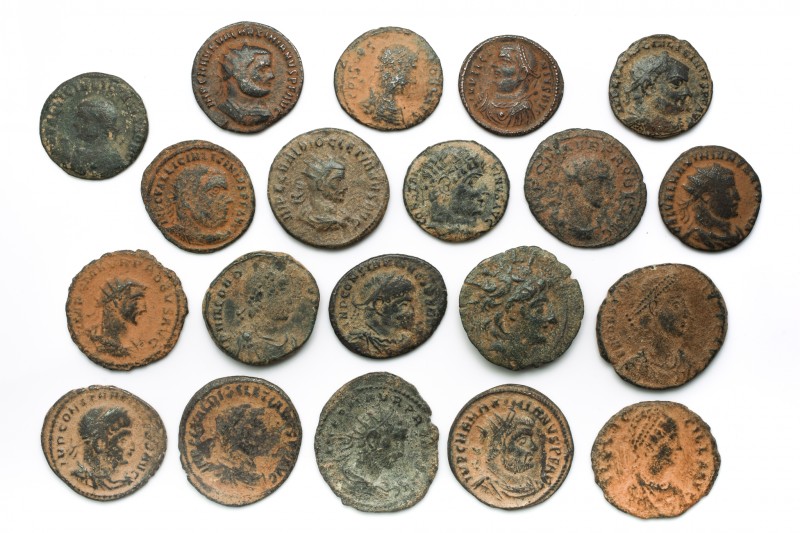 Mixed Ancient Coins Lot - as seen. Set of 20: 18.4 - 24.3mm / 68.4g