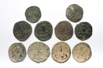 Mixed Ancient Coins Lot - as seen. Set of 10: 24.5 - 31.9mm / 90.1g