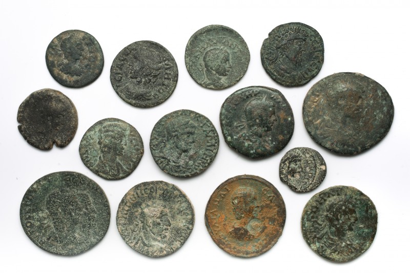Mixed Ancient Coins Lot - as seen. Set of 14: 20.8 - 31.6mm / 121.3g